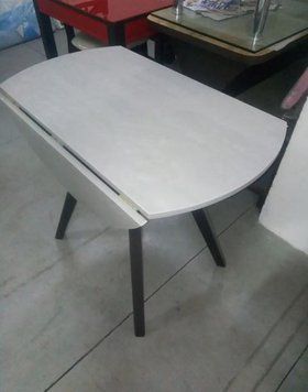 ➤Цена 6 200 грн UAH Купить Стол обеденный Оинотна-Нас 90х50(+20х2) mini серый ➤серый+черный ➤Стол обеденный ➤Remrofib➤0085REM фото