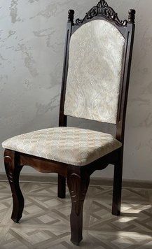 ➤Цена 5 234 грн UAH Купить Стул мягкий для гостиной Тур темный орех ➤ ➤Стулья деревянные➤Еко➤135ST фото