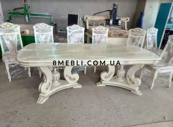 ➤Ціна 2 730 грн UAH Купити Стілець дерев'яний з різьбленою спинкою для вітальні Джанер темний горіх➤Коричневий ➤Стілець➤Еко➤66,6ST фото