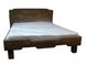 Ліжко дерев'яне двоспальне Левокуб 160х200 під старовину 0122МЕКО фото 2