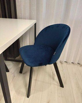 ➤Ціна 6 680 грн UAH Купити Стілець крісло м'який 50x45x94 тканина синій 4➤Морська хвиля  ➤Стілець крісло м'яке➤Nalp➤2015PLN фото