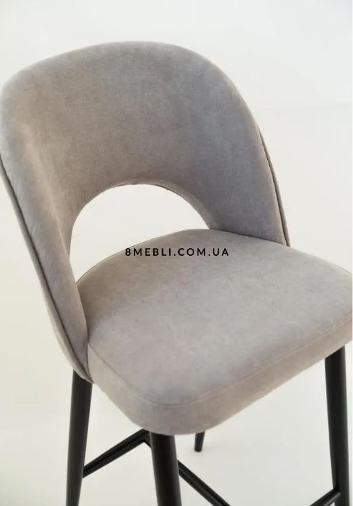 ➤Ціна 6 056 грн UAH Купити Барний стілець м'який 44х44х117 на дерев'яних ніжках M0046 тканина беж➤Бежевий ➤Стільці барні➤lebem➤192ММЕ фото