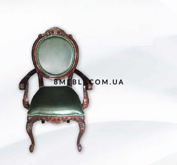➤Ціна 10 455 грн UAH Купити Стілець з підлокониками Яіліціс 108х55х50h білий var 1➤білий + беж ➤Стільці дерев'яні ➤Ренарф➤0009FRA фото