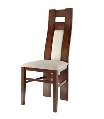 ➤Ціна 2 170 грн UAH Купити Дерев'яний стілець з високою спинкою 45х50х105 горіх➤Горіх ➤Стільці дерев'яні ➤Kit➤074AVN фото