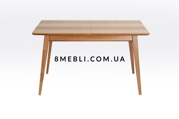 ➤Цена 33 118 грн UAH Купить Комплект кухонный деревянный стол раскладной 130х75+40 со стульями твердыми 4 шт ➤орех + ясень ➤Кухонный стол и стулья комплект➤Kit➤029LOF фото