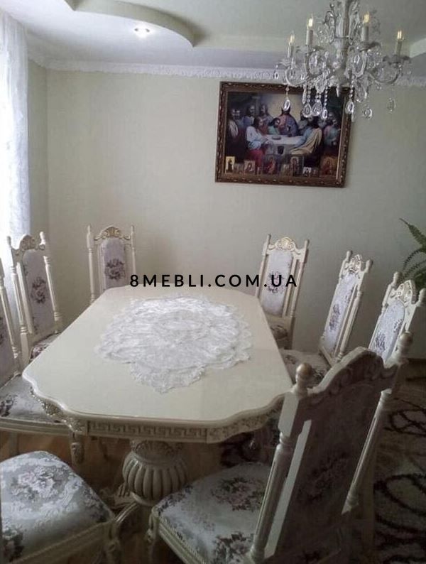 ➤Цена 9 342 грн UAH Купить Стул обеденный мягкий с высокой спинкой 46x50x112 натуральное дерево лак орех темный ➤ ➤Стулья деревянные➤Nalp➤534PLN фото