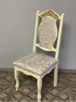 ➤Цена 2 400 грн UAH Купить Стул для современной обеденной зоны лак слоновая кость ➤Ваниль ➤Стулья деревянные➤Еко➤47.15ST фото