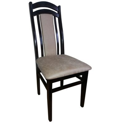 ➤Ціна  UAH Купити Класичний обідній стілець м'який 40x42x100 натуральне дерево лак венге➤Венге ➤Традиційні➤Nalp➤782PLN фото