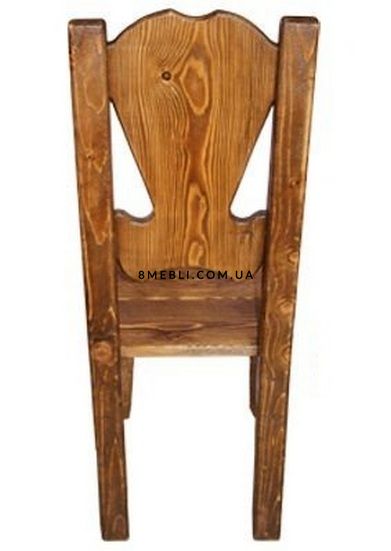 ➤Ціна 1 740 грн UAH Купити Стілець дерев'яний Ланидрак під старовину 3➤Темний горіх ➤Стільці під старовину➤МЕКО➤0038МЕКО1 фото