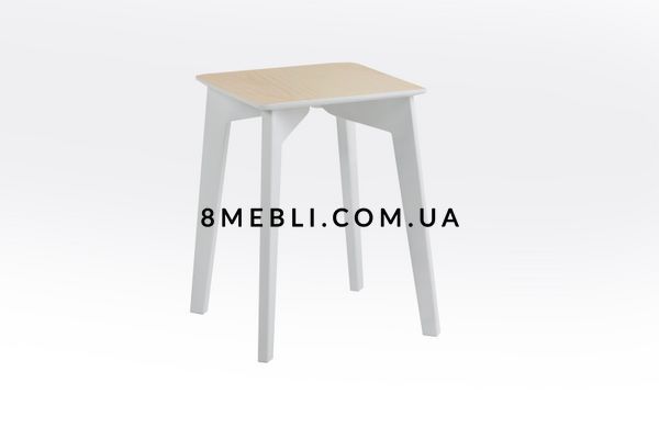 ➤Цена 19 870 грн UAH Купить Набор для современной кухни стол раскладной 80х130+30 с деревянными табуретами 4 шт каркас орех ➤Орех ➤Кухонный стол и стулья комплект➤Kit➤030LOF фото
