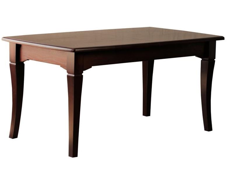 Кухонний стіл прямокутний, розкладний 160х90(+40) корпус горіх темний