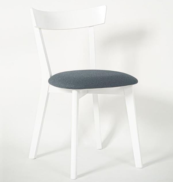 Класичний кухонний стілець 48x52x81 корпус натуральне дерево м'яке сидіння